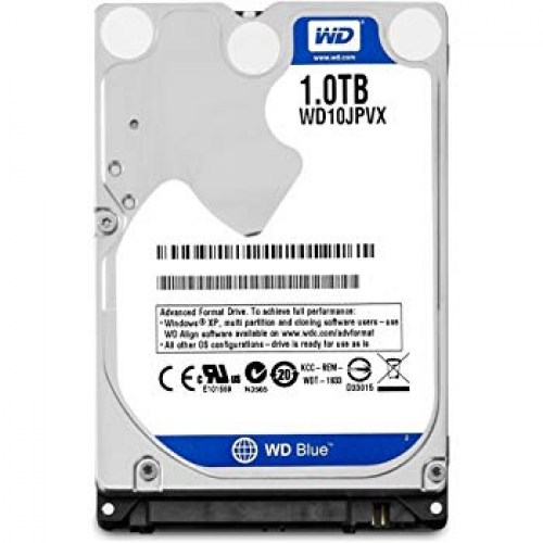 HDD WD Blue, 1TB, 5400rpm, 16 MB, SATA 3Gb/s, 7 mm, WD10SPCX
